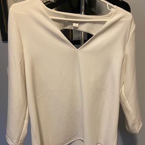 White Blouse - 3/4 sleeve
